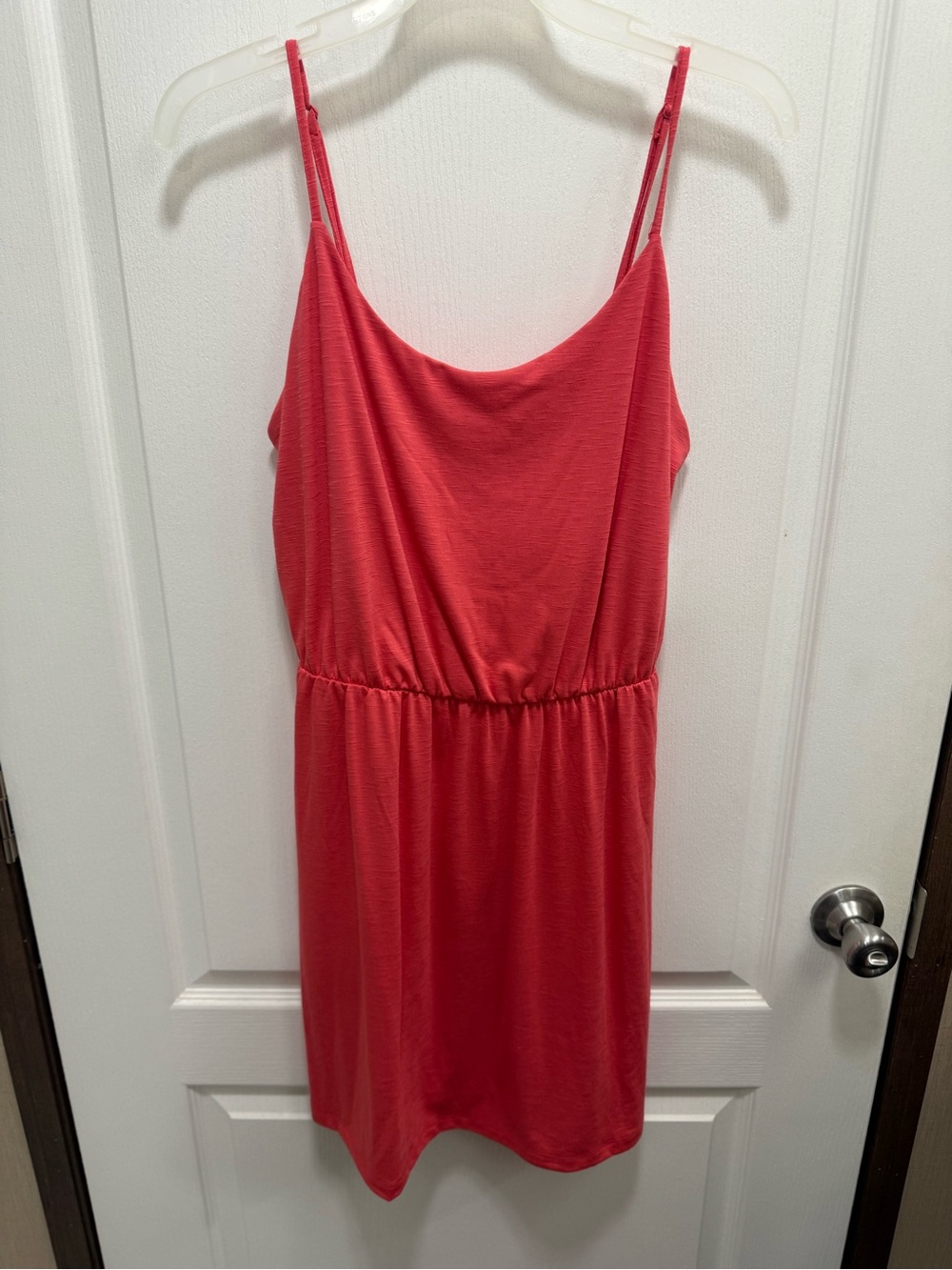 Old Navy Coral Adjustable-Strap Slip Dress
